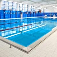 спортивная база бассейн под углом